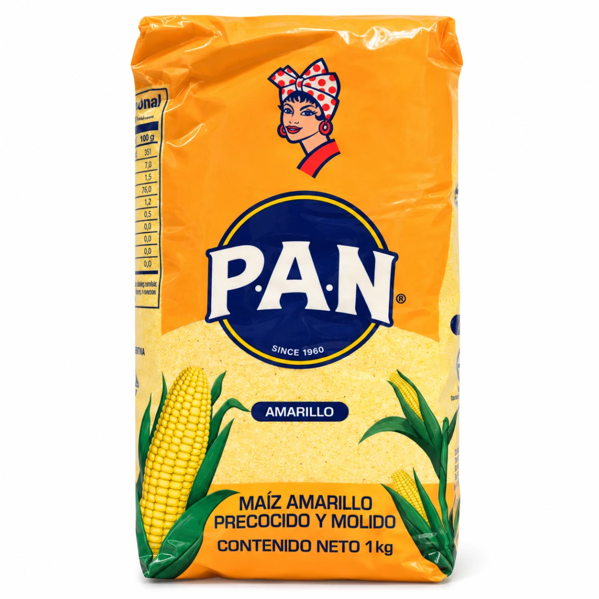 HARINA PAN DE MAIZ AMARILLA X 1KG - 70709