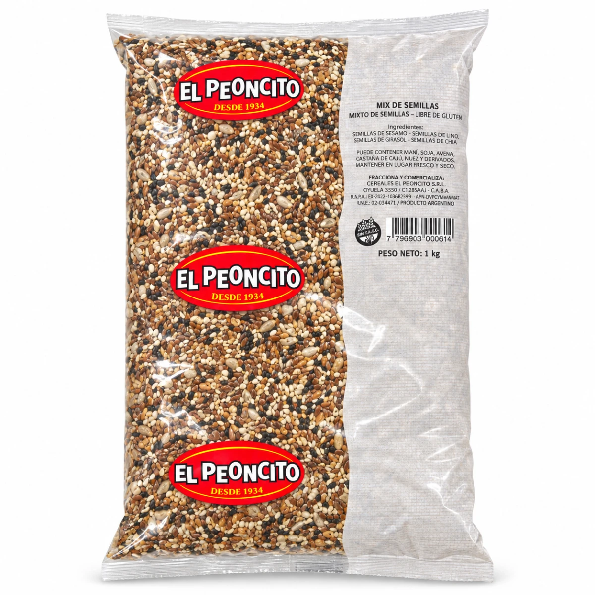 MIX DE SEMILLAS X 1KG EL PEONCITO VILLARES