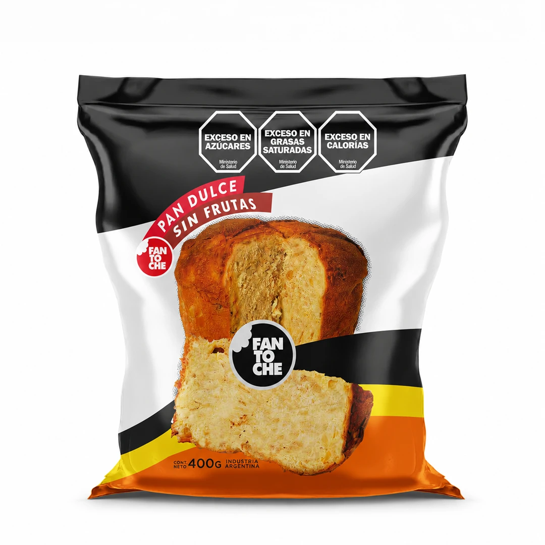 PAN DULCE SIN FRUTA 400GRS FANTOCHE