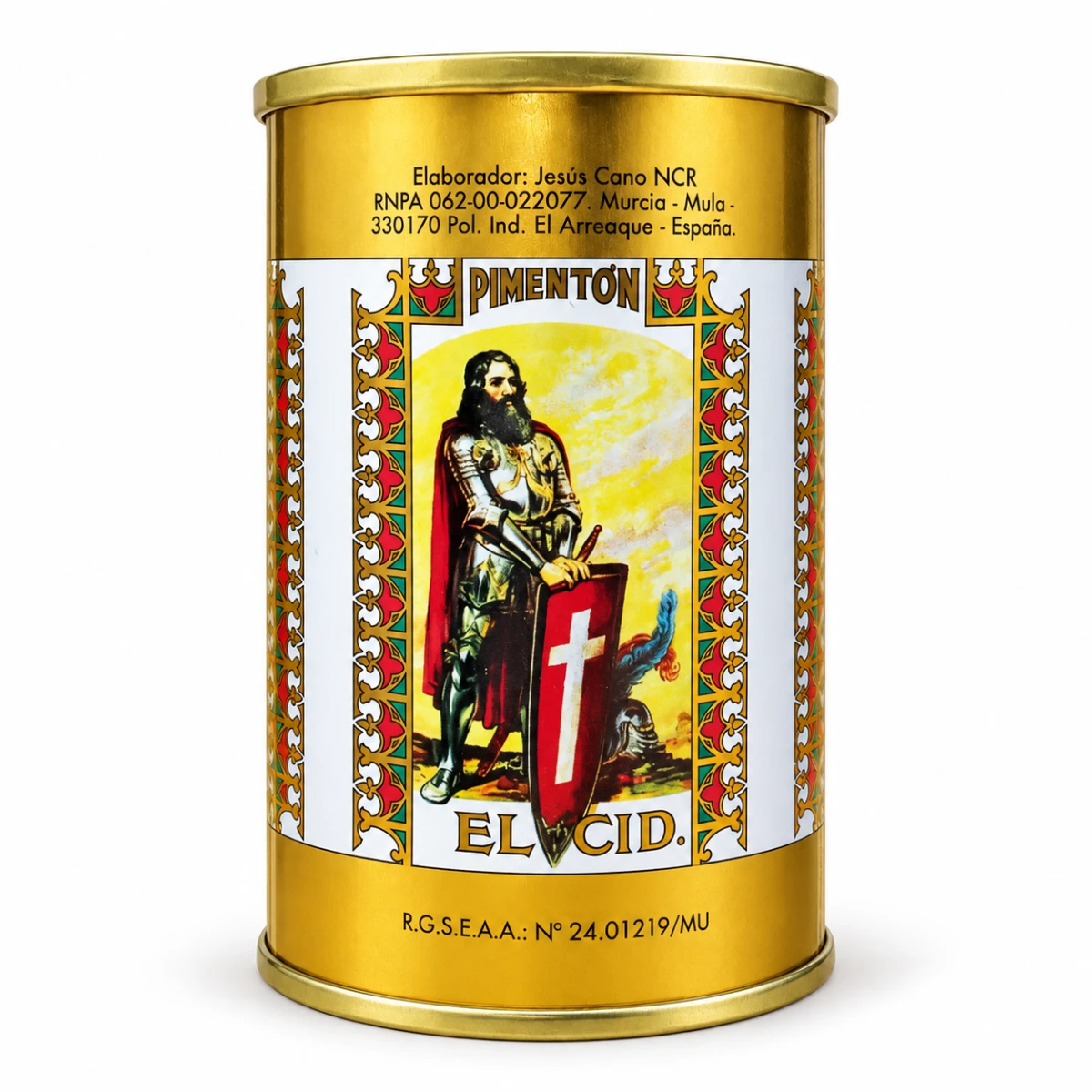 PIMENTON ESP. EL CID DULCE LATA X 80 GR EL CASTILLO