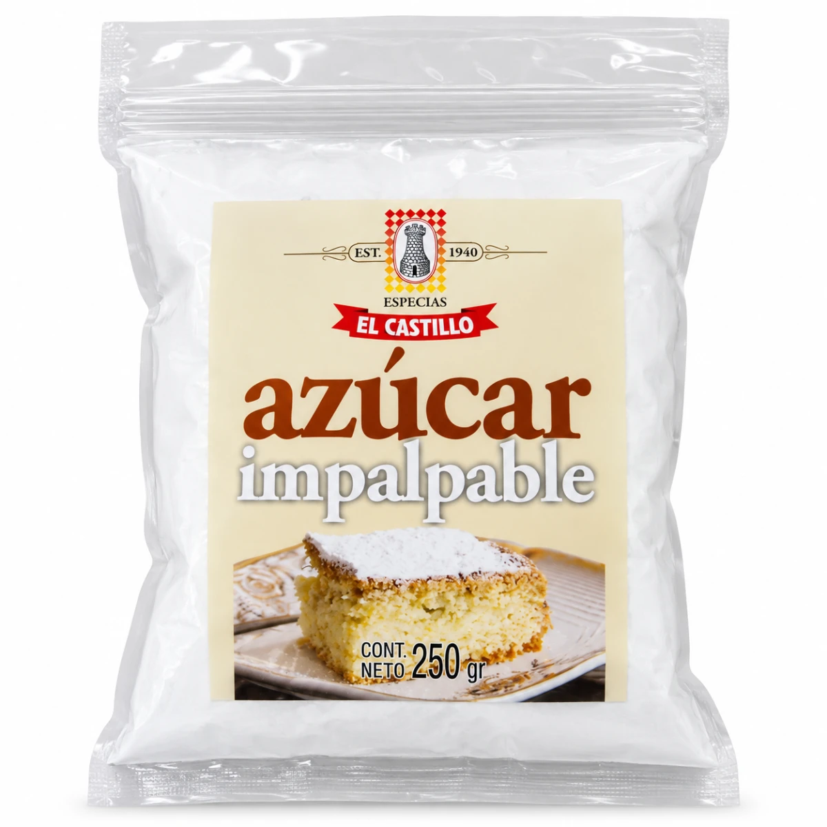 AZUCAR IMPALPABLE X 250 GR EL CASTILLO