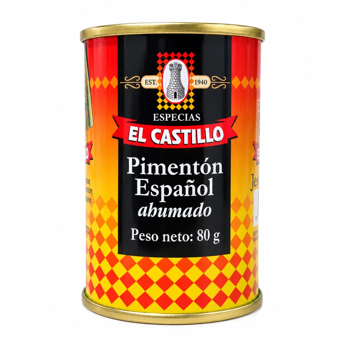 PIMENTON ESP. EL CASTILLO AHUMADO LATA X 80 GR EL CASTILLO