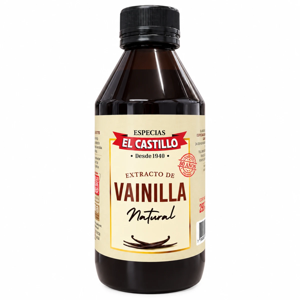 VAINILLA LIQUIDA NATURAL 500CC X 500 CC EL CASTILLO