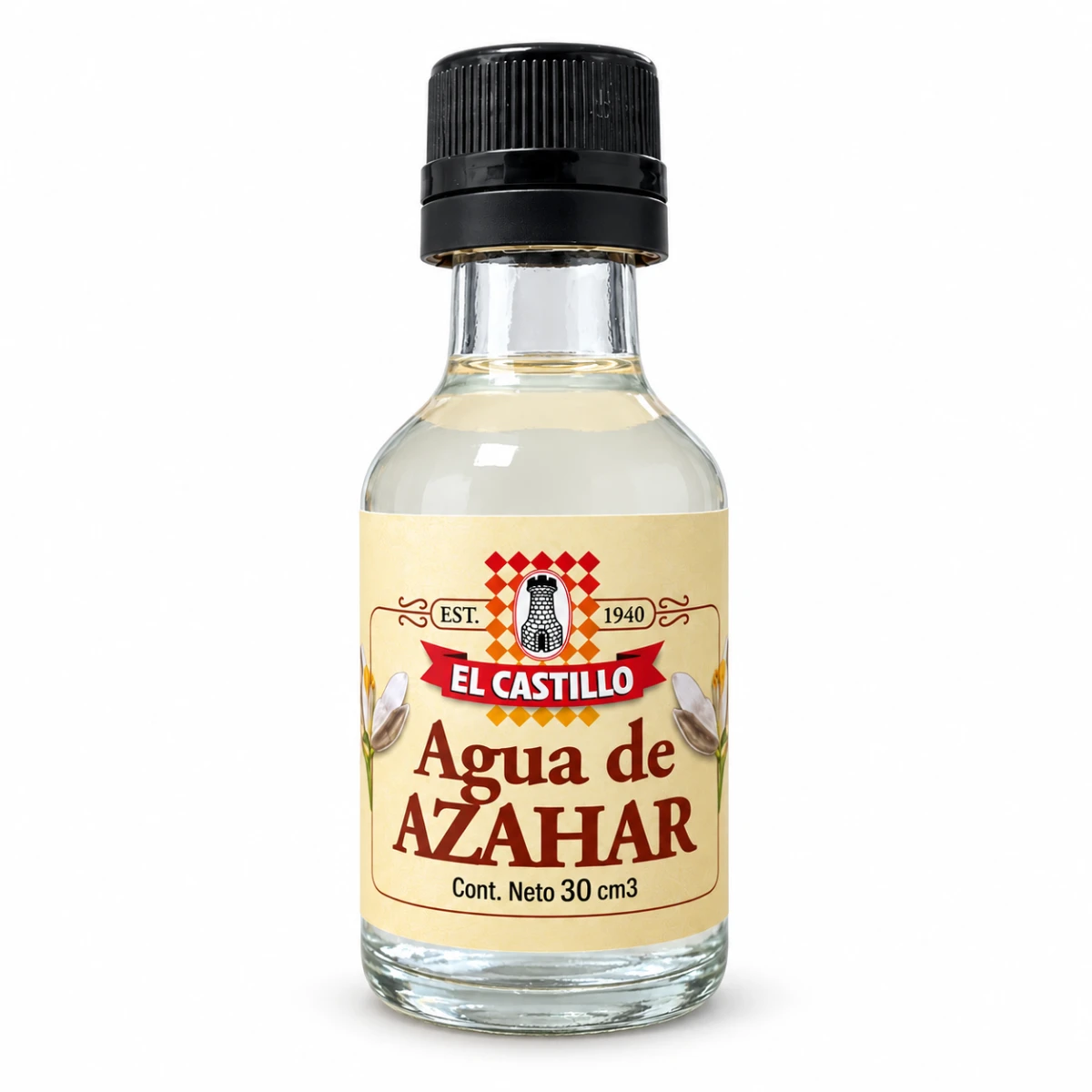 AGUA DE AZAHAR 30CC X 30 CC EL CASTILLO