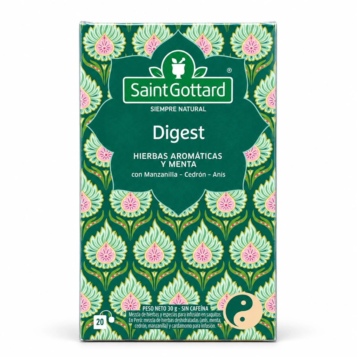 DIGEST 20 SAQUITOS X 1.5G SAINT GOTTARD