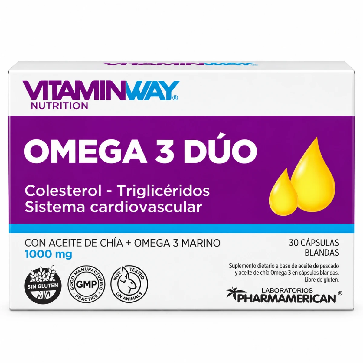 DUO OMEGA 3 VITAMIN WAY ESTUCHE X 30