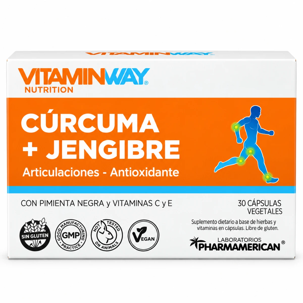 CURCUMA + JENGIBRE CON PIMIENTA ESTUCHE X 30 CAPSULAS