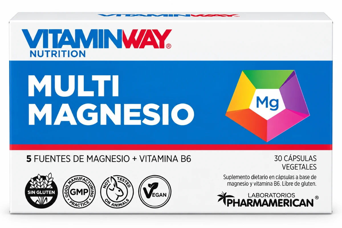 MULTI MAGNESIO ESTUCHE X 30 CAPS VITAMIN WAY