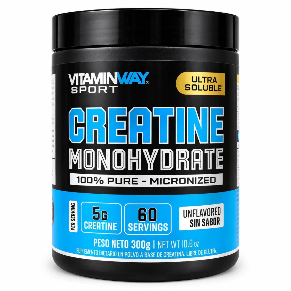 CREATINA MONOHIDRATADA 300G VITAMIN WAY