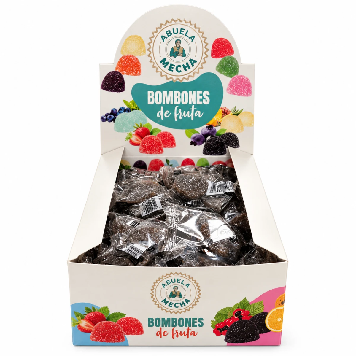 BOMBONES DE FRUTA X 32U ABUELA MECHA - GUARANA