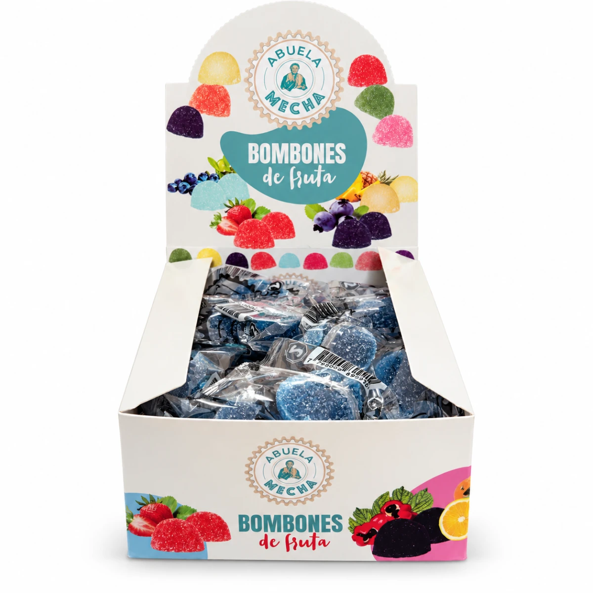 BOMBONES DE FRUTA X 32U ABUELA MECHA - ARANDANO