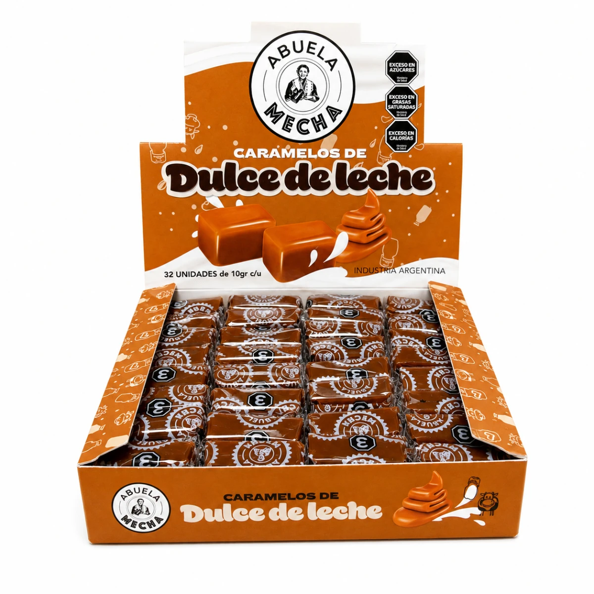 CARAMELOS DE LECHE 32U ABUELA MECHA