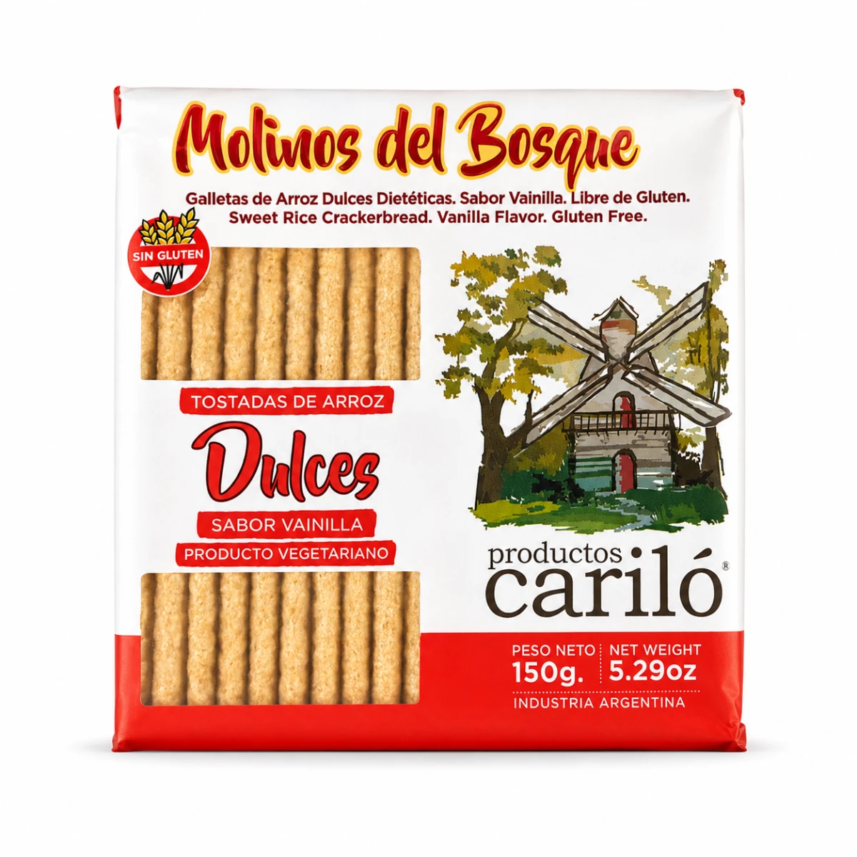 TOSTADAS DE ARROZ DULCES MOLINOS DEL BOSQUE X 150G