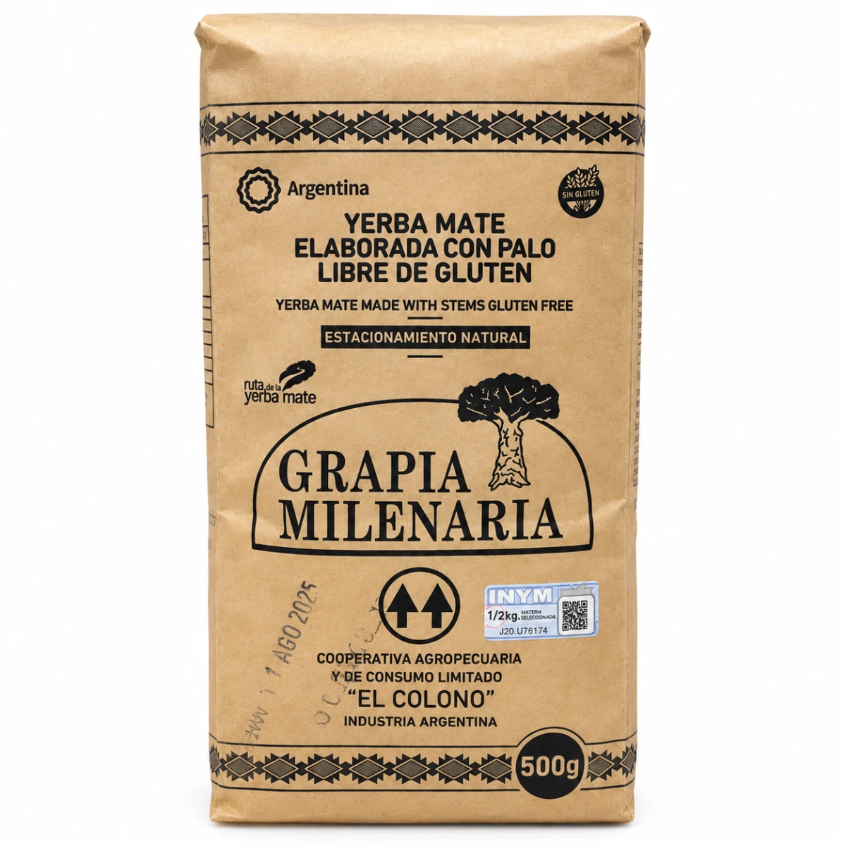 YERBA GRAPIA MILENARIA X 500G