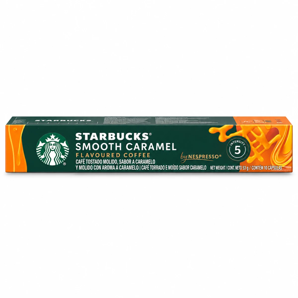 CAPSULAS STARBUCKS SMOOTH CARAMEL NESPRESSO CAFE CAJA 10 UN