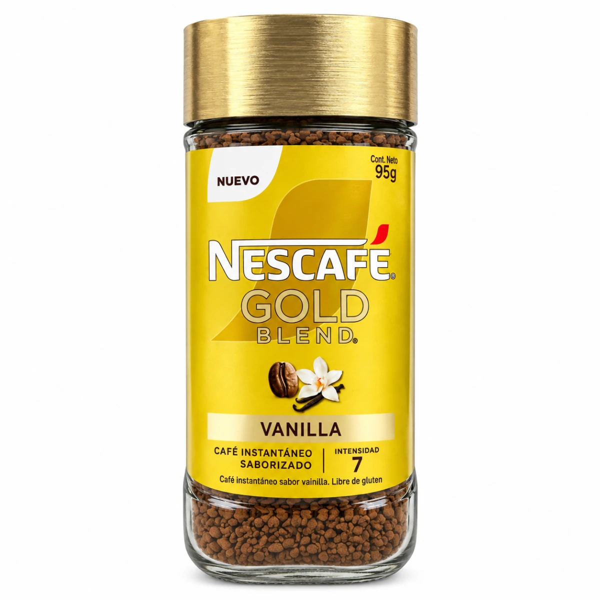 CAFE INSTANTANEO NESCAFE GOLD BLEND VANILLA VAINILLA FRASCO 95G