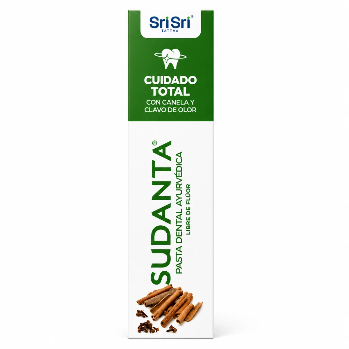 PASTA DE DIENTES SUDANTA CUIDADO TOTAL SIN FLUOR 200ML