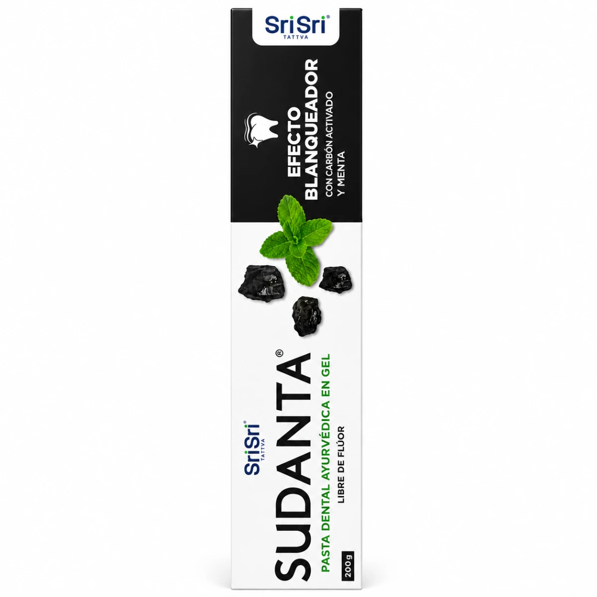 SUDANTA GEL MENTA - PASTA DENTAL AYURVEDICA SIN FLUOR 200ML