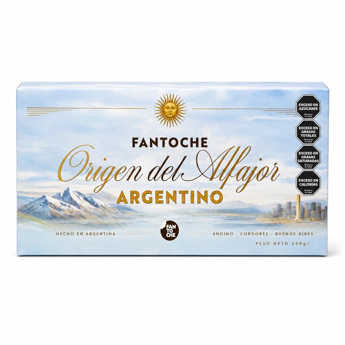 CAJA ORIGEN DEL ALFAJOR × 6 UNID. 60GRS