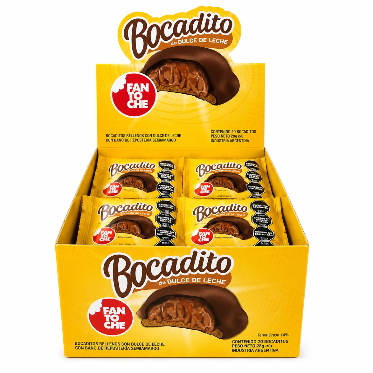 BOCADITO DULCE DE LECHE 1 X 20 U FANTOCHE