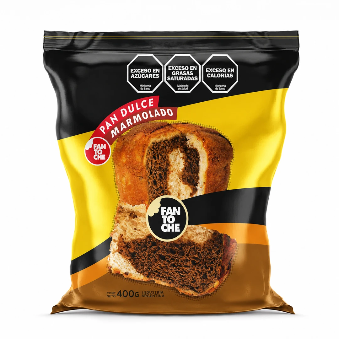 PAN DULCE MARMOLADO 400GRS FANTOCHE