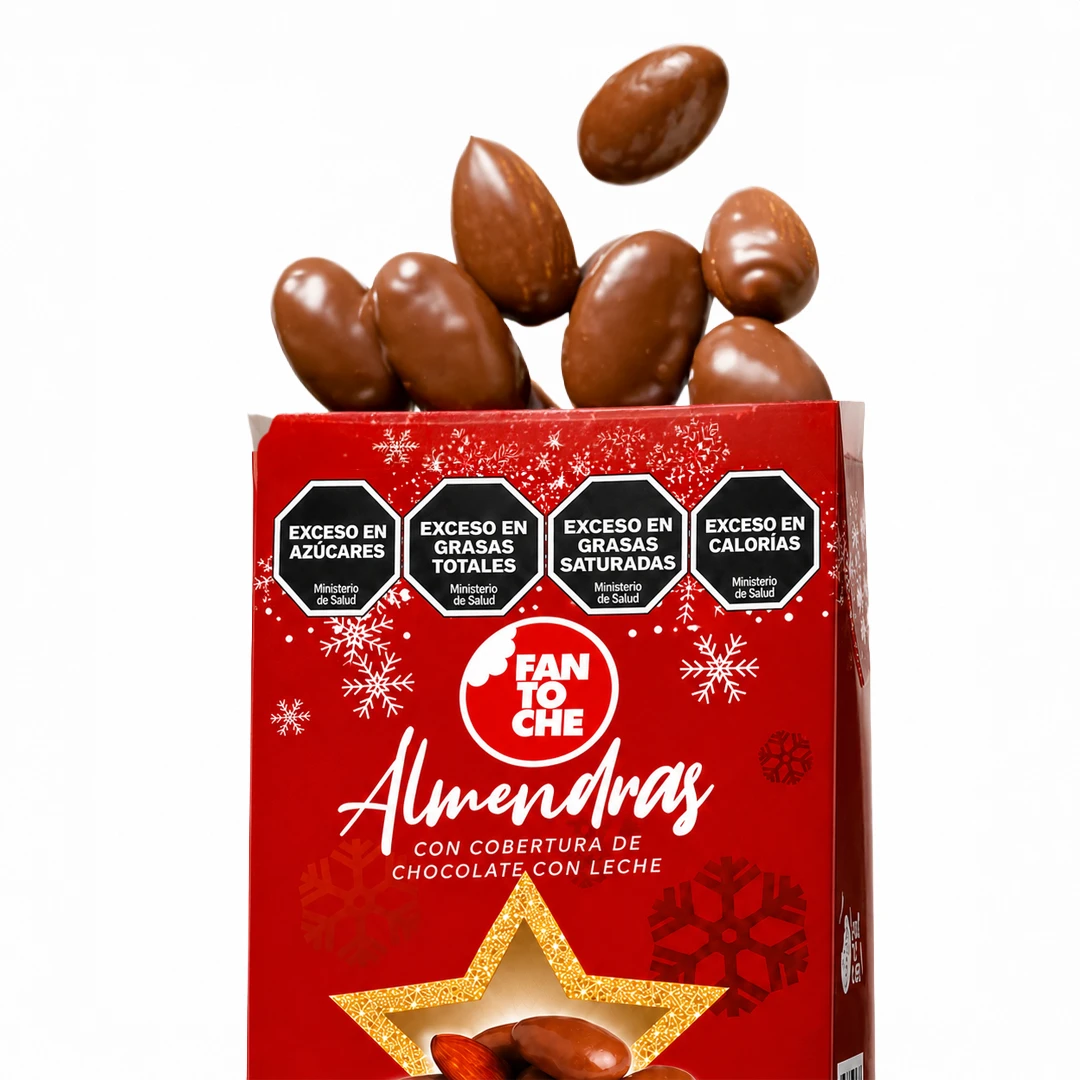 ALMENDRAS BAÑADAS EN CHOCOLATE FANTOCHE 80GRS